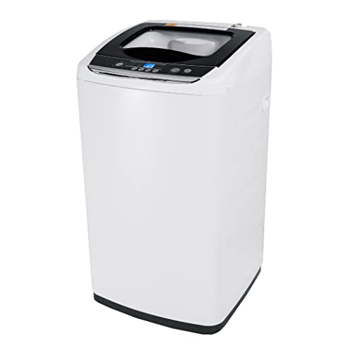 Black+Decker Small Portable Washer, Washing Machine For Household Use, Portable Washer 0.9 Cu. Ft. With 5 Cycles, Transparent Lid &Amp; Led Display