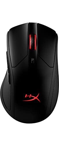 Hyperx Pulsefire Dart - Wireless Rgb Gaming Mouse, Software-Controlled Customization, 6 Programmable Buttons, Qi-Charging Battery Up To 50 Hours - Pc, Ps4, Xbox One Compatible,Black