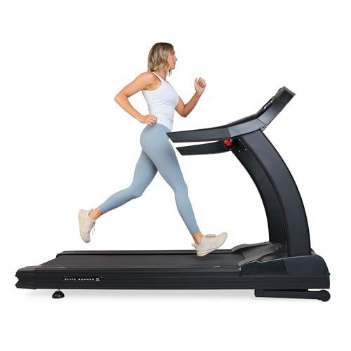 3G Cardio Elite Runner X Treadmill - Commercial Grade - Freesync Ftms Bluetooth Connectivity - 4.0 Hp - Large Ortho Flex Shock Suspension System Deck - Marathon Training - 400 Lb Capacity