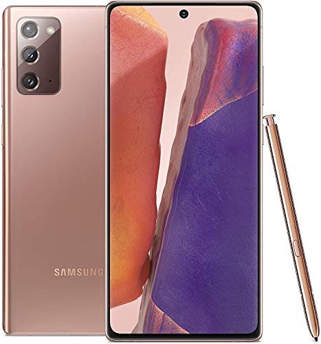 Samsung Galaxy Note 20 5G Factory Unlocked Android Cell Phone, Us Version, 128Gb Of Storage, Mobile Gaming Smartphone, Long-Lasting Battery, Mystic Bronze, Sm-N981Uznaxaa
