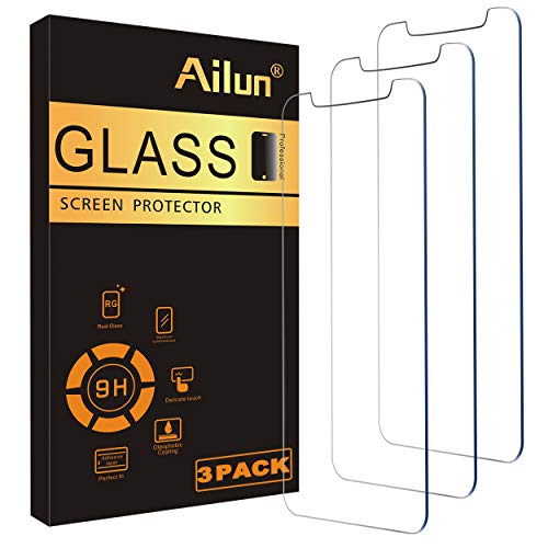 Ailun Glass Screen Protector Compatible For Iphone 11 / Iphone Xr [6.1 Inch], 3 Pack Tempered Glass