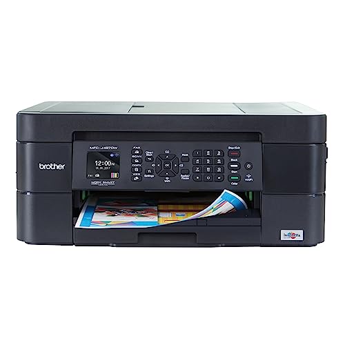 Brother® International Compact Mfc-J497Dw Wireless Color Inkjet All-In-One Printer