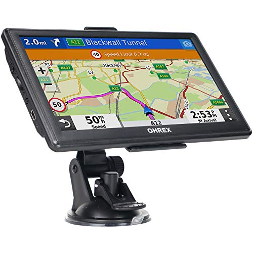 Ohrex N700 Gps Navigation For Car Truck Rv, Gps Navigator With 7 Inch, 2024 Maps (Free Lifetime Updates), Truck Gps Commercial Drivers, Semi Trucker Gps Navigation System, Custom Truck Routing