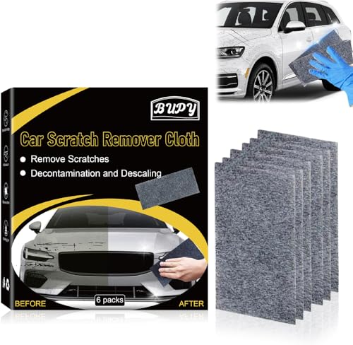 6 Pack Breathe Green Nano Sparkle Cloth, Ultimate Car Scratch Remover & Adhesive Remover With Latest...