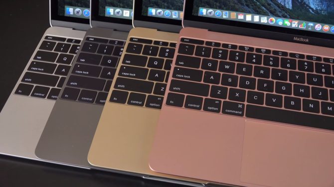 Apple 12-Inch Macbook Colors