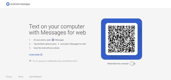 Android Messages Web review