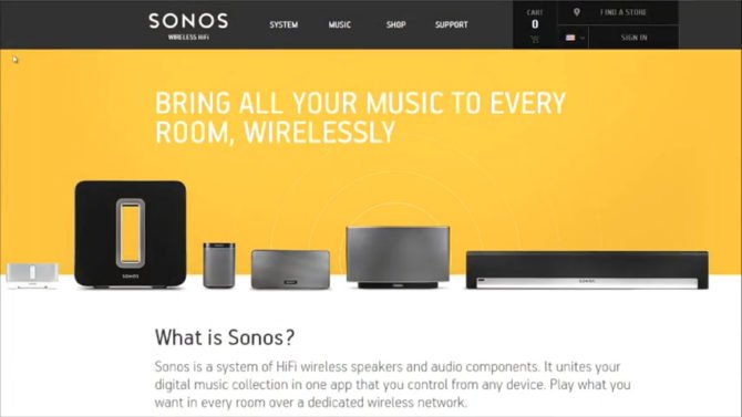 The Sonos Play Series.