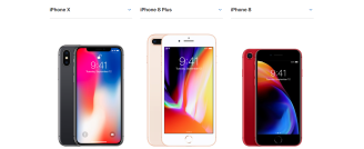 iPhone 8, 8 Plus and X comparison
