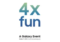 Galaxy event