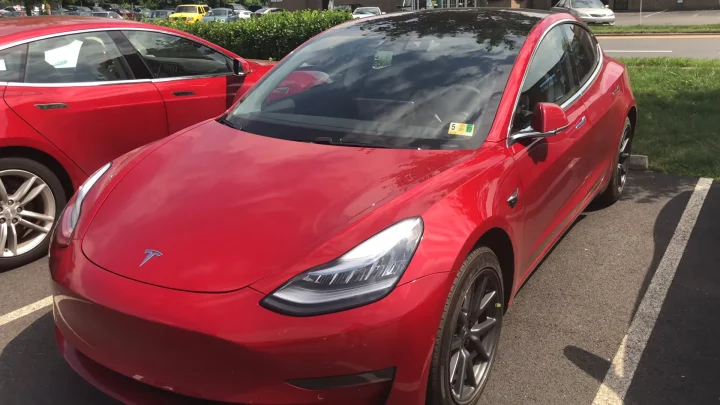 Red Tesla