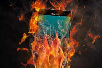 Samsung Note catches fire again