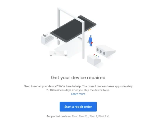 Google repair