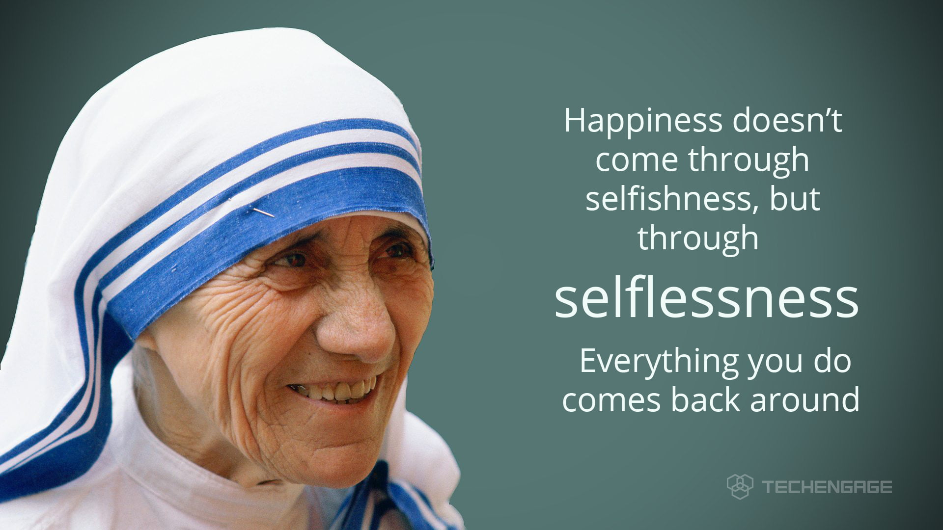 Selflessness Mother Teresa