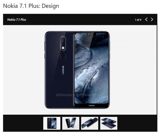 Nokia 7.1 Plus Early Leak