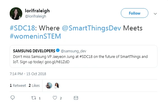Samsung Developer Conference 2018 Registrations Now Open! 2 Sdc18