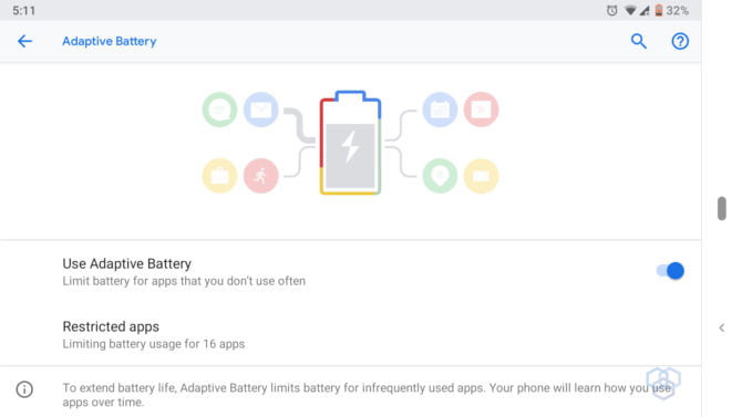 Adaptive Battery Screenshot