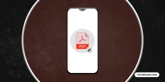 An image showing a PDF opened on a phone