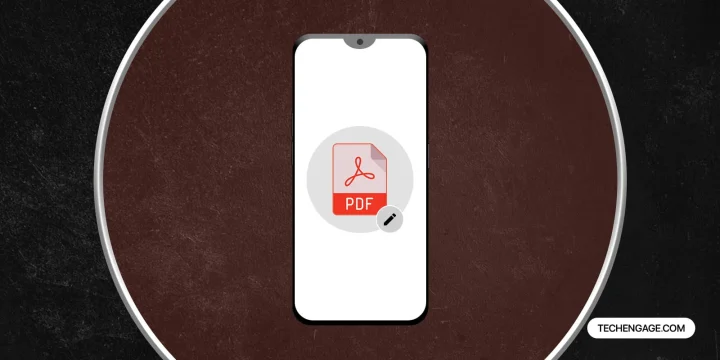 An image showing a PDF opened on a phone
