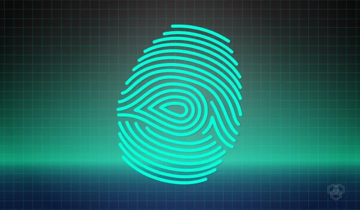 Image Contains illustration of Digital Fingerprint Representing AI can Hack into Biometrics