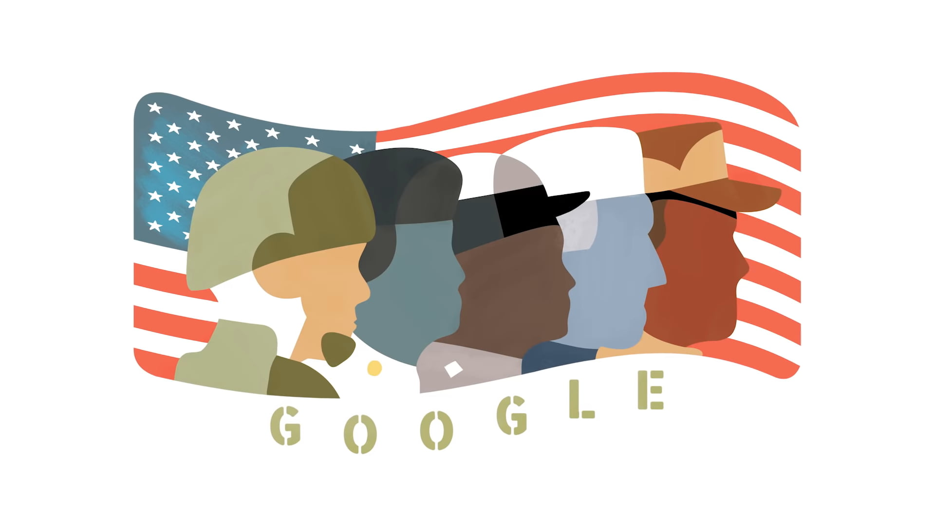 Google paid a touching tribute to veterans with a special Doodle