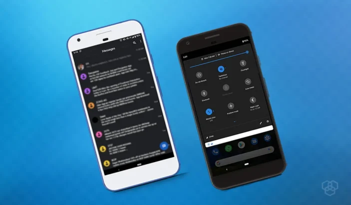 Apps dark mode