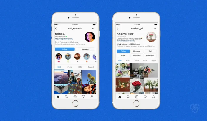 instagram profile redesign