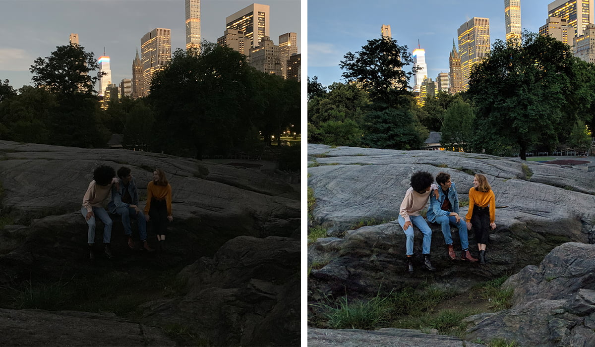 Iphone Xs Image In Low Light Vs Google Pixel 3 In Low Light