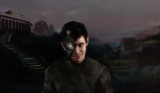 Image contains an absurd representation of Norman AI