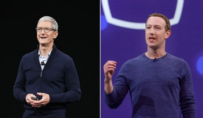 Tim Cook and Mark Zuckerberg