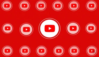 Image with YouTube logo representing YouTube stories