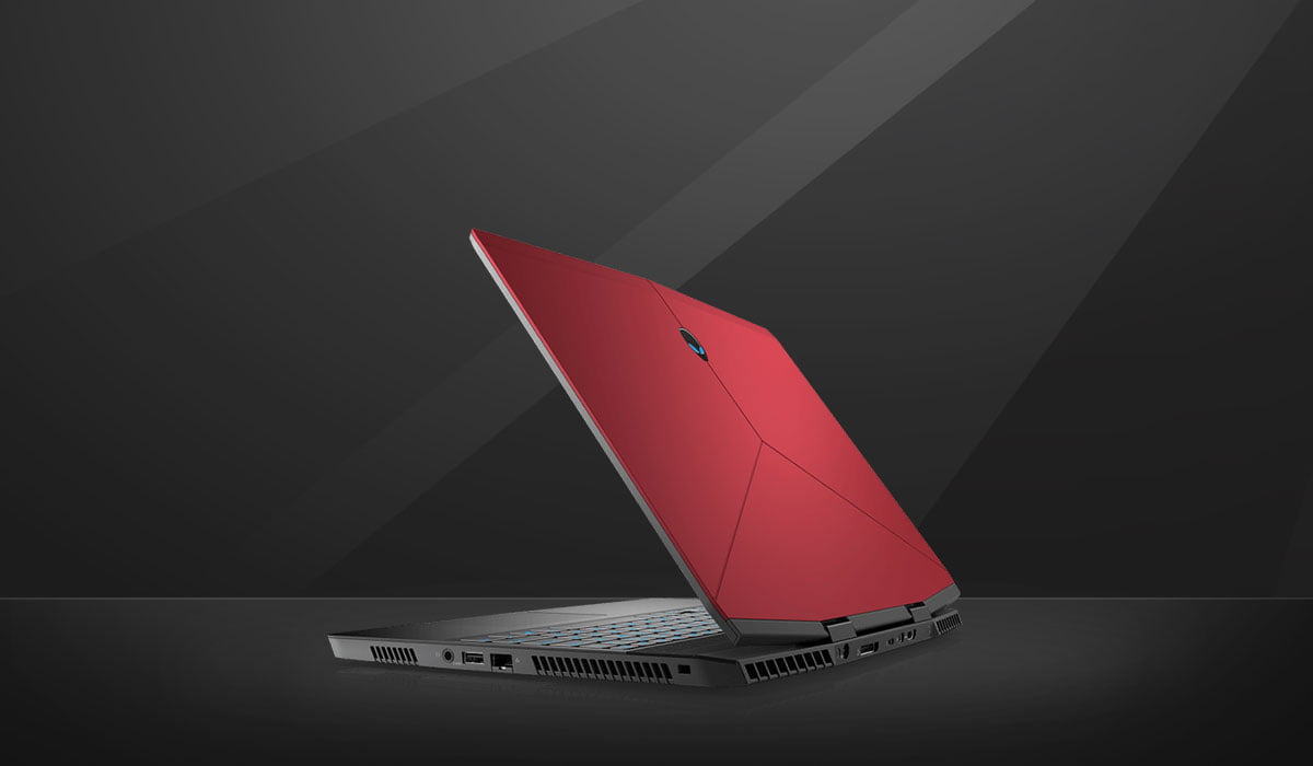 Image Contains Side Pose Alienware M15 In Red