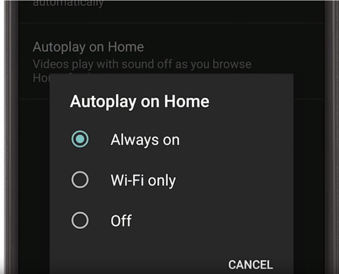 Youtube Autoplay Feature On Home