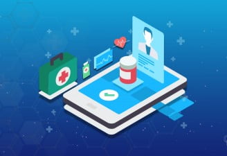 Digital health design with elements related to health and technology