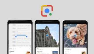 Screenshots of Google Lens App