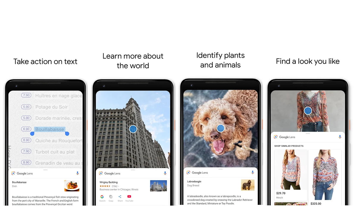 Google Lens Feature Screenshots