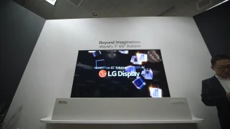 LG rollable TV, CES 2018