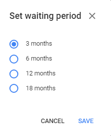 Google Account Waiting Period Before Inactivation 