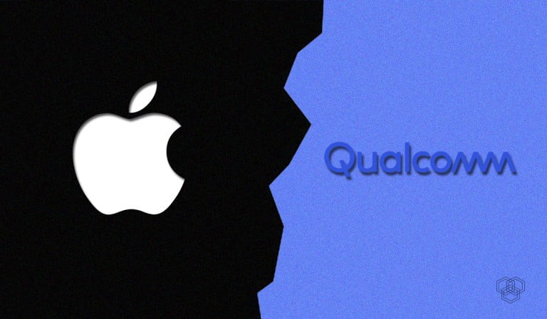Apple vs Qualcomm illustration
