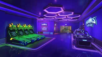 Overwatch Blizzard World game Screenshot