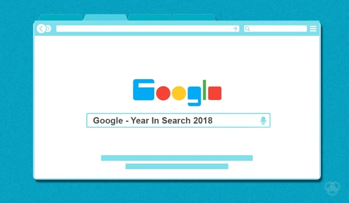 illustration of google year in search 2018