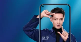 huawei honor view 20 pinch hole camera display