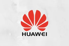 a design with huawei logo