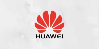 a design with huawei logo