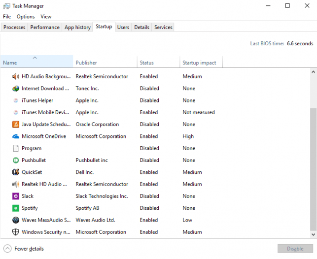 Task Manager Screenshot