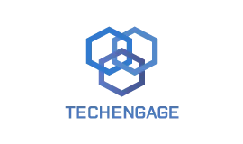 Brand Kit 15 Techengage Horizontal Logo On Transparent Background