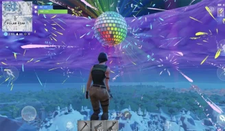 Fortnite scnreenshot New Year's Eve