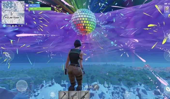 Fortnite scnreenshot New Year's Eve