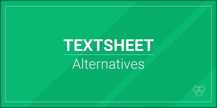 TextSheet Alternative