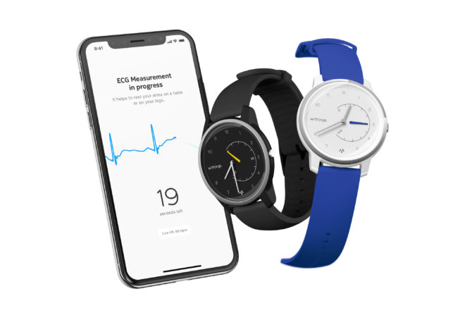 Iphone Xs With Withings' Move Ecg Smartwatch