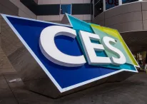 CES 2019 logo outside CES building